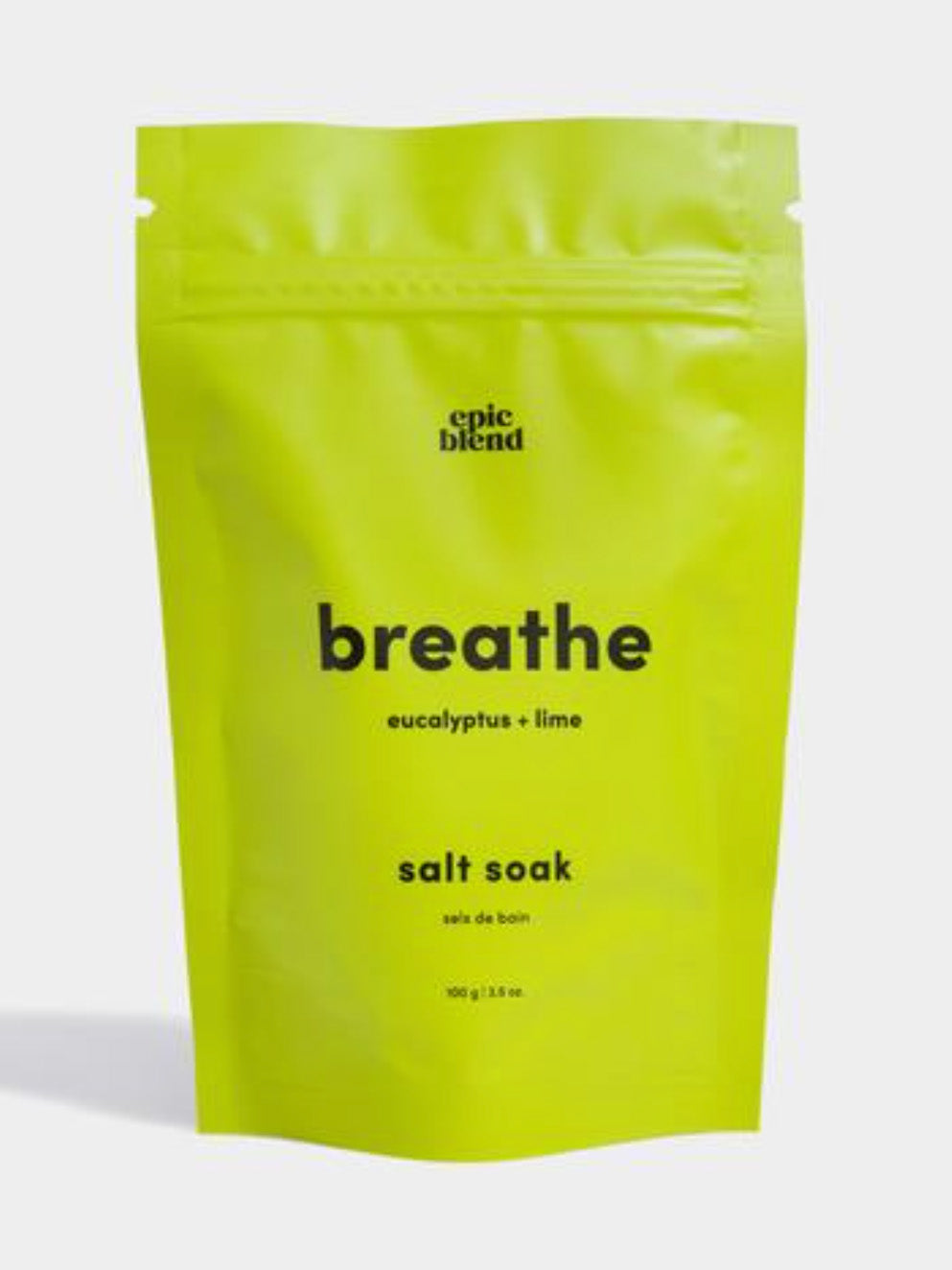 breathe bath salt soak