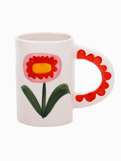 brooke hand painted ceramic mug