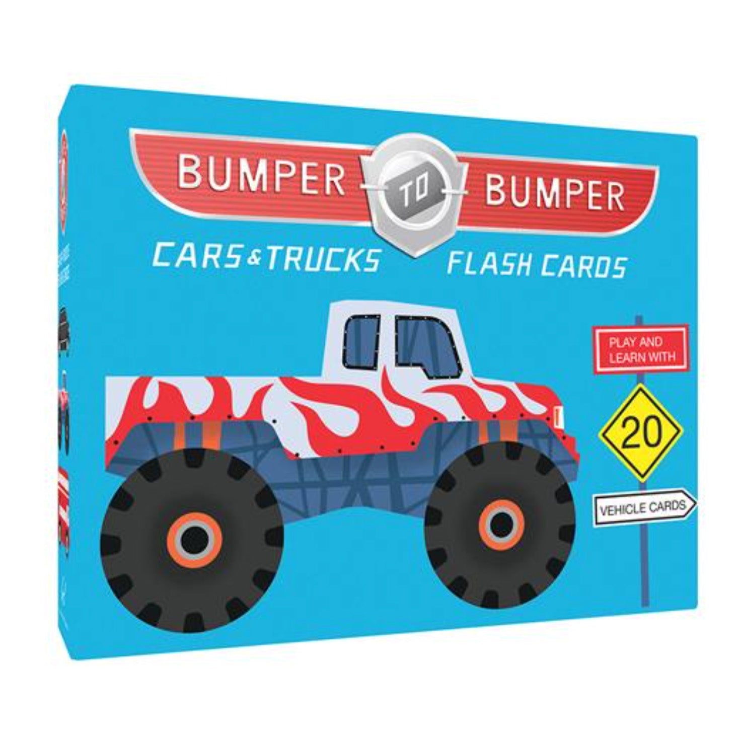 bumper-to-bumper cars & trucks flash cards