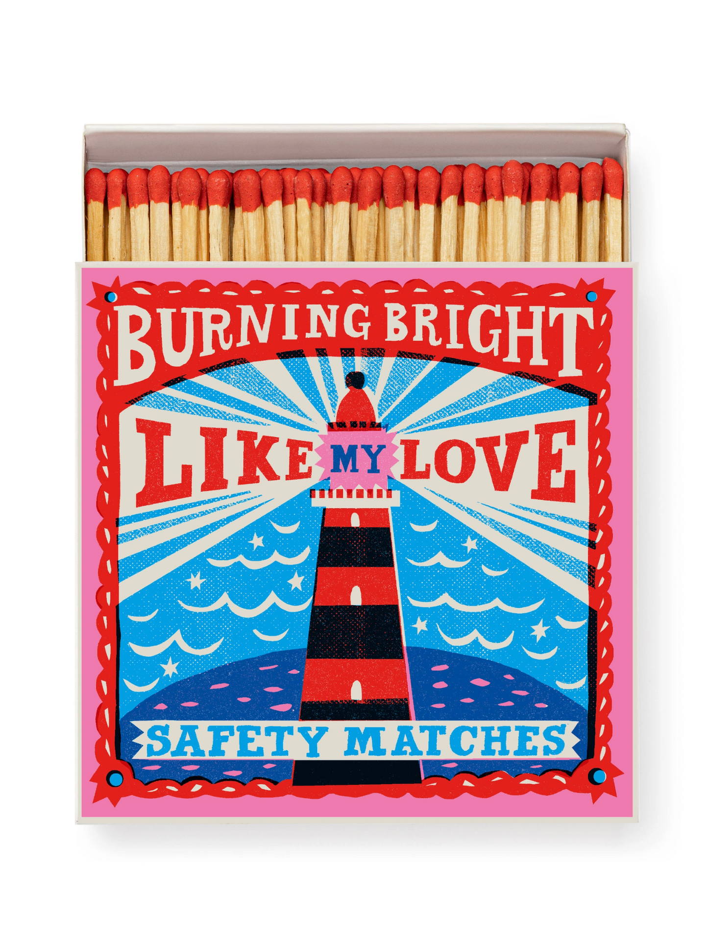 burning bright matchbox