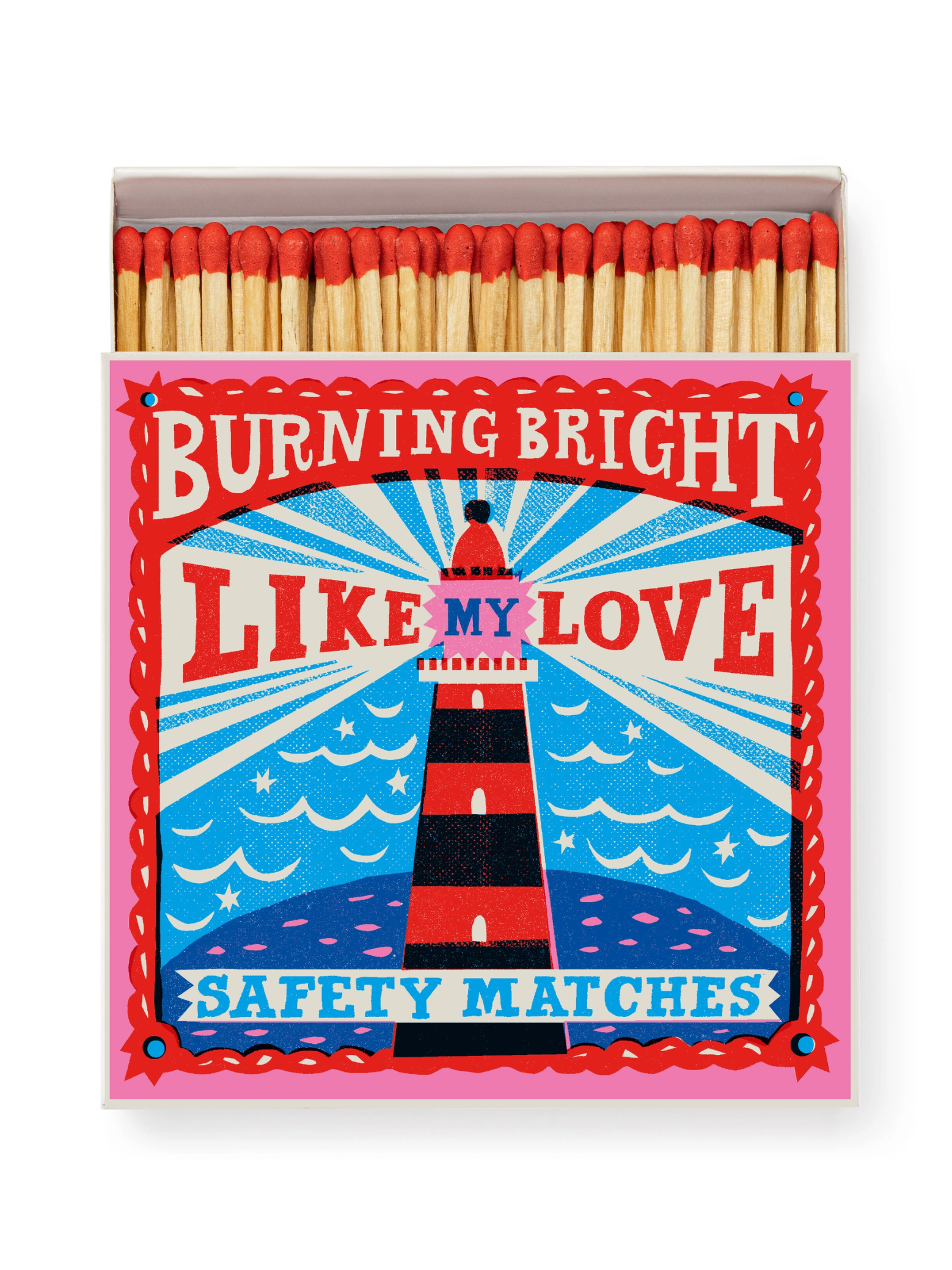 burning bright matchbox