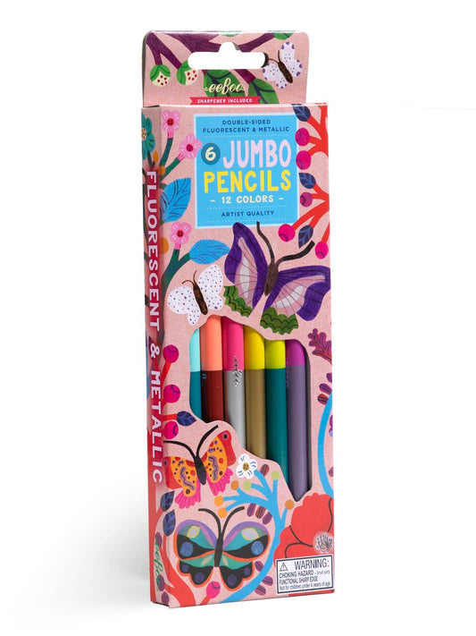 Butterflies Jumbo Colored Pencils