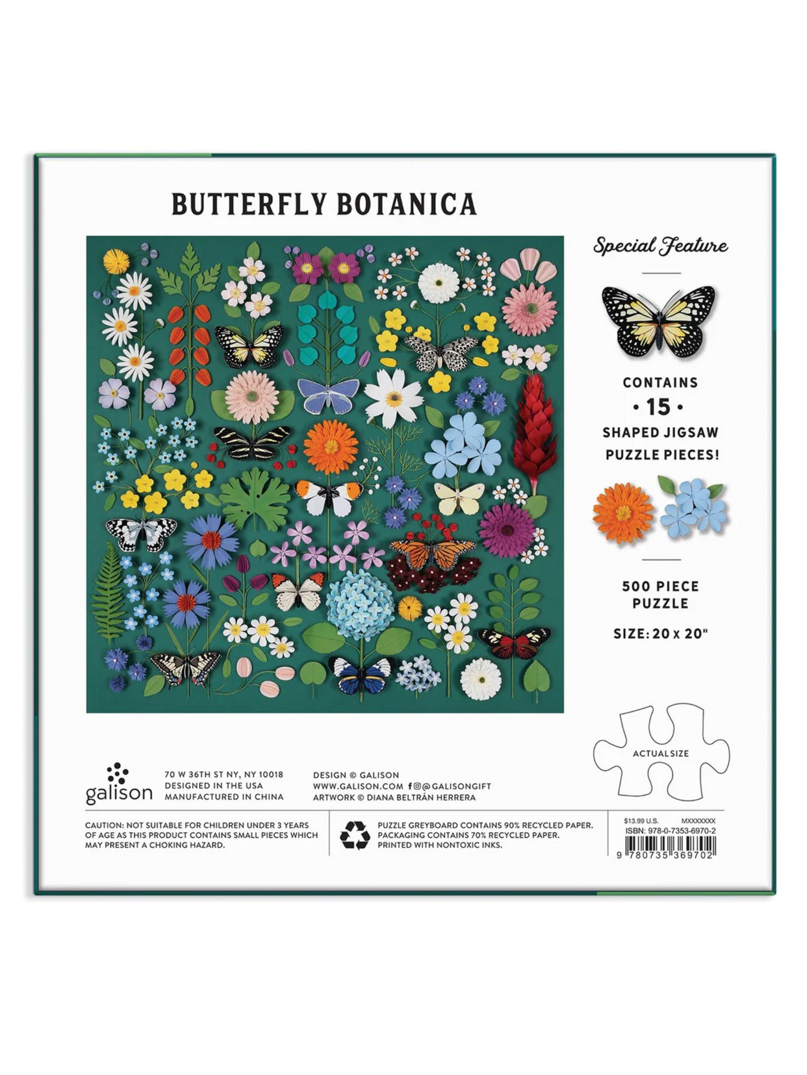 butterfly botanica puzzle