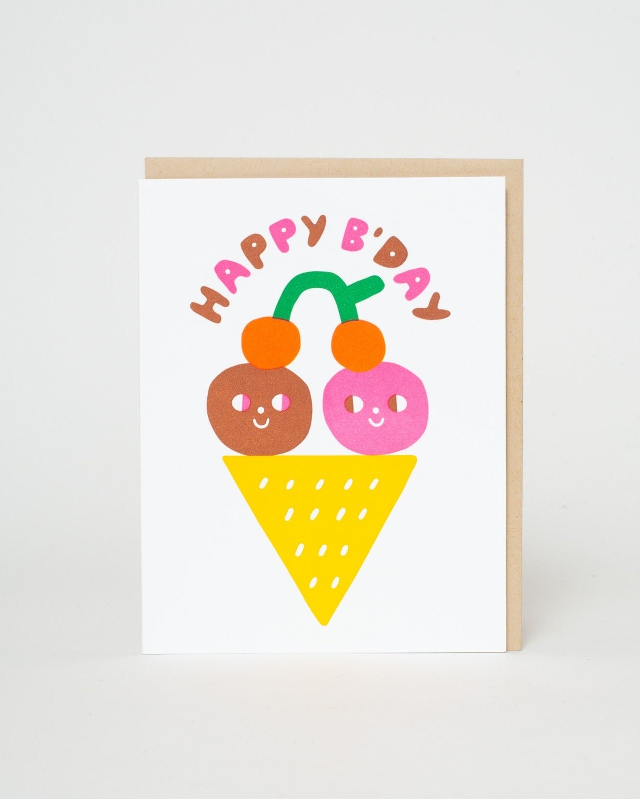 Birthday Ice Cream Wishes Card