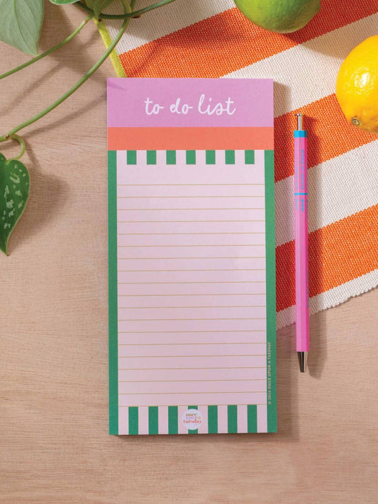 Cabana Stripe To Do List Pad