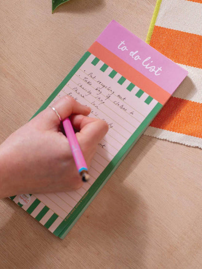 Cabana Stripe To Do List Pad