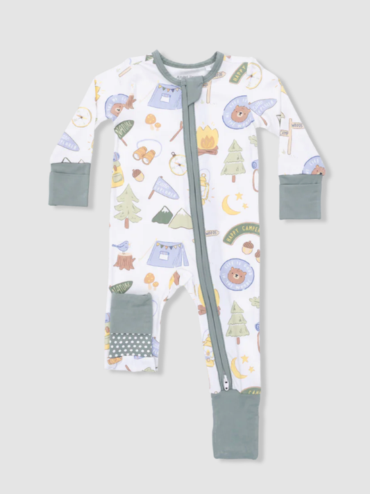 Camping Blue Convertible Romper