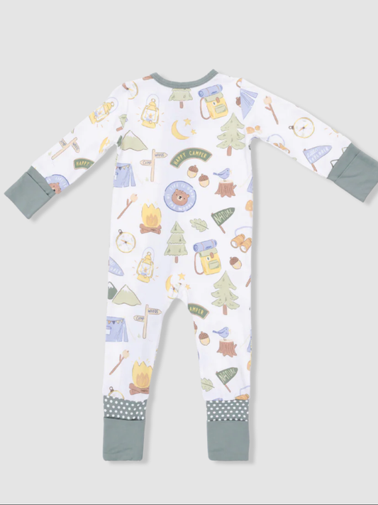 Camping Blue Convertible Romper