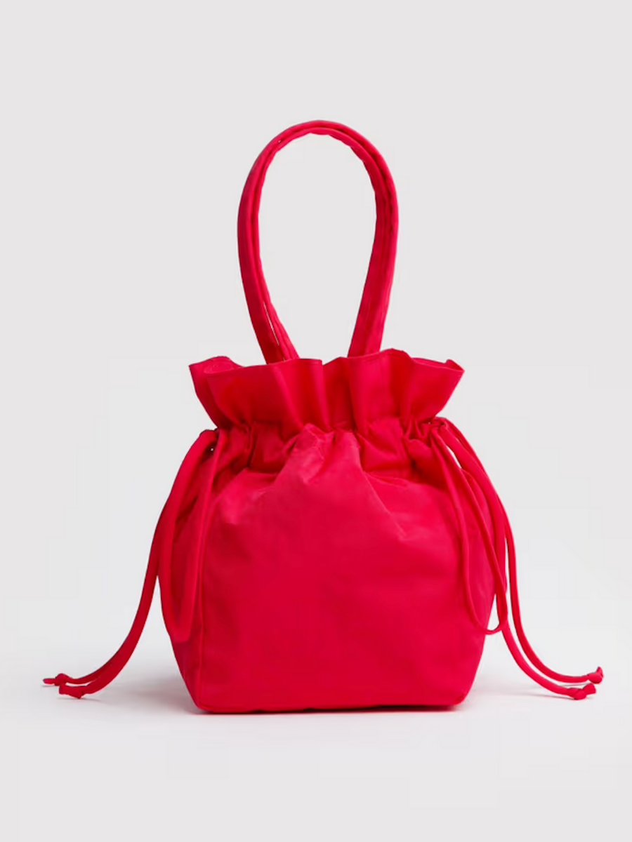 candy apple nylon drawstring bag