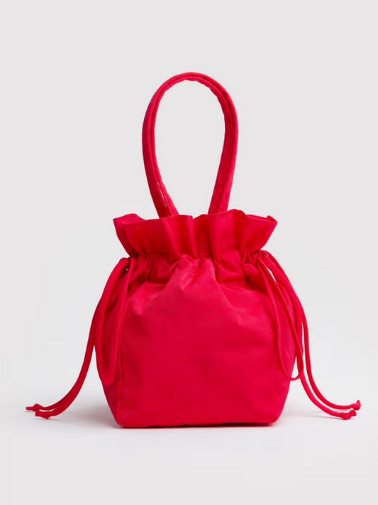 candy apple nylon drawstring bag
