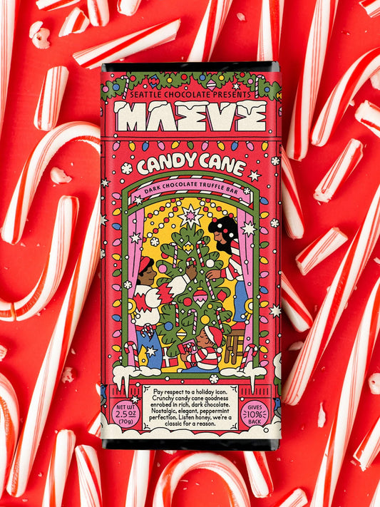 Candy Cane Truffle Bar