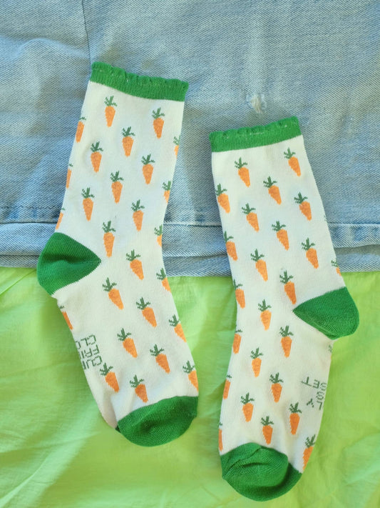 Carrot Spring Socks