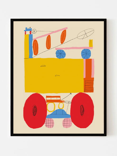 Handzy Work Cars Print – Handzy Shop + Studio
