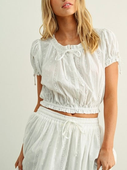 Cass Embroidered Blouse