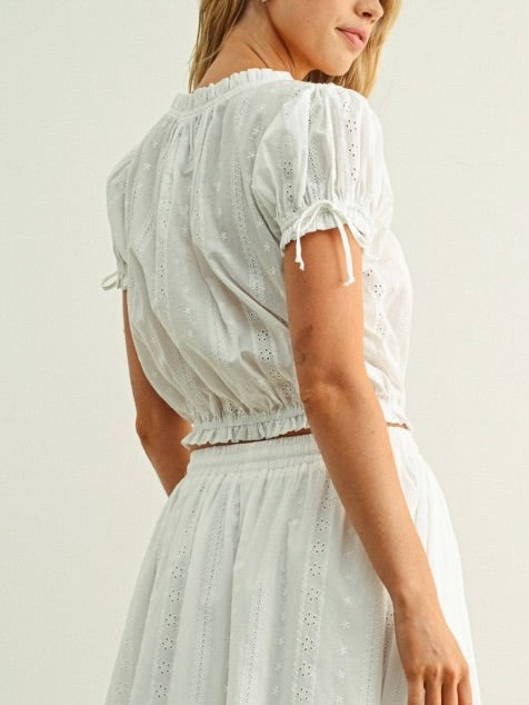 Cass Embroidered Blouse