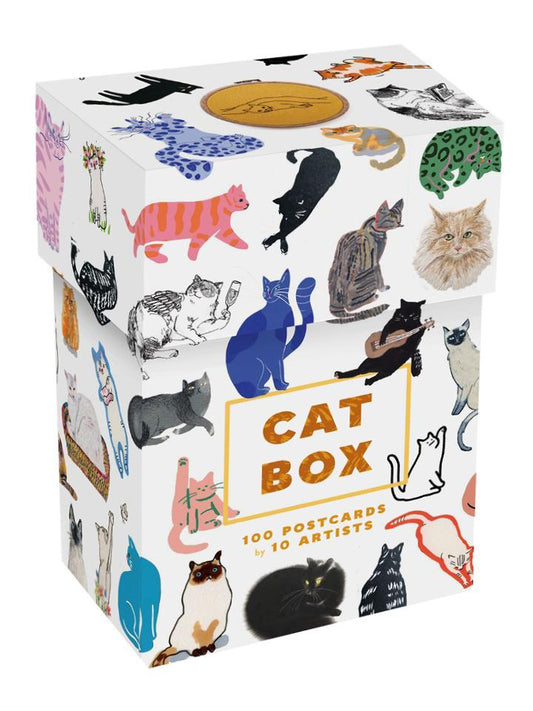 Cat Box 100 Postcards by 10 Artists