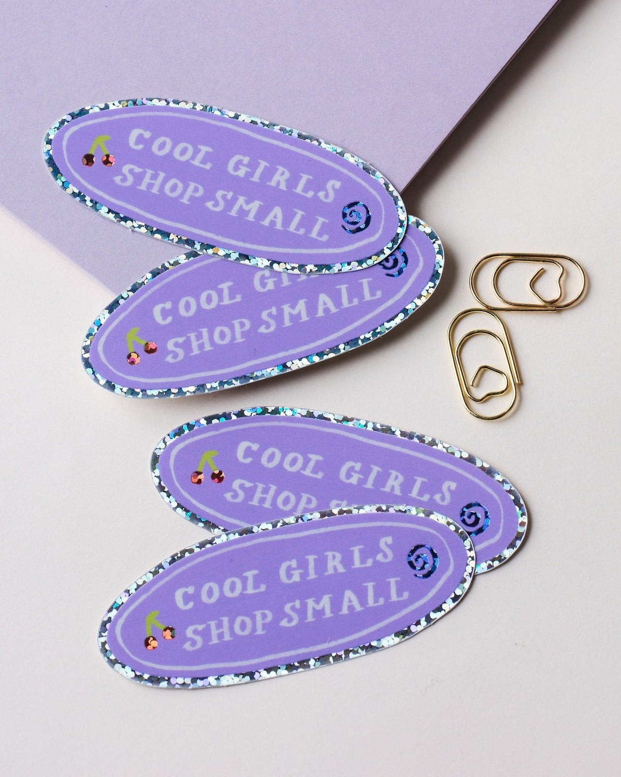 Cool Girls Shop Small Holographic Sticker