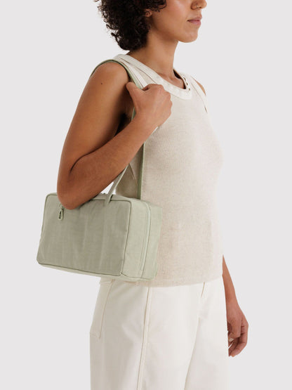 Celadon Nylon Bowler Bag
