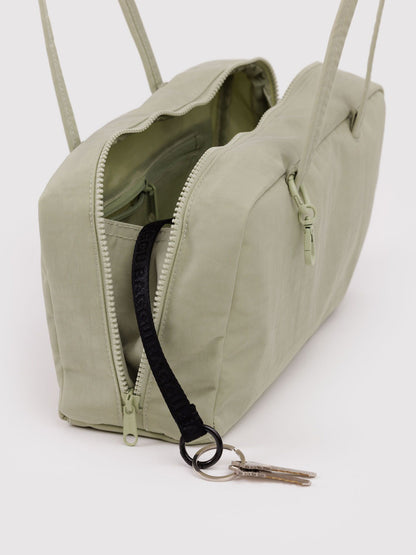 Celadon Nylon Bowler Bag