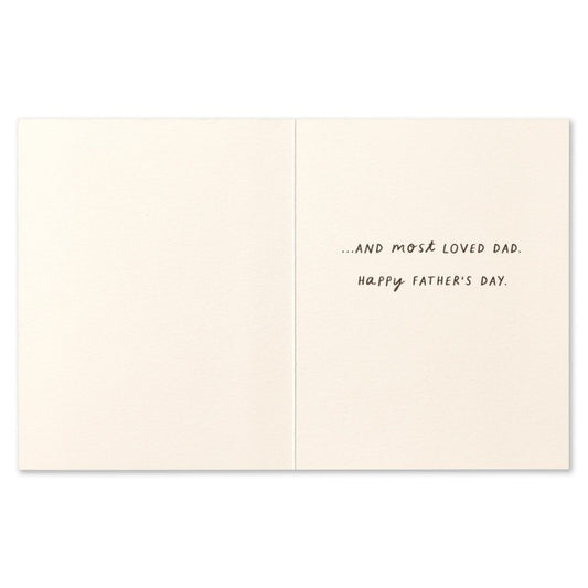 Champion Shoulder Ride Father's Day Card