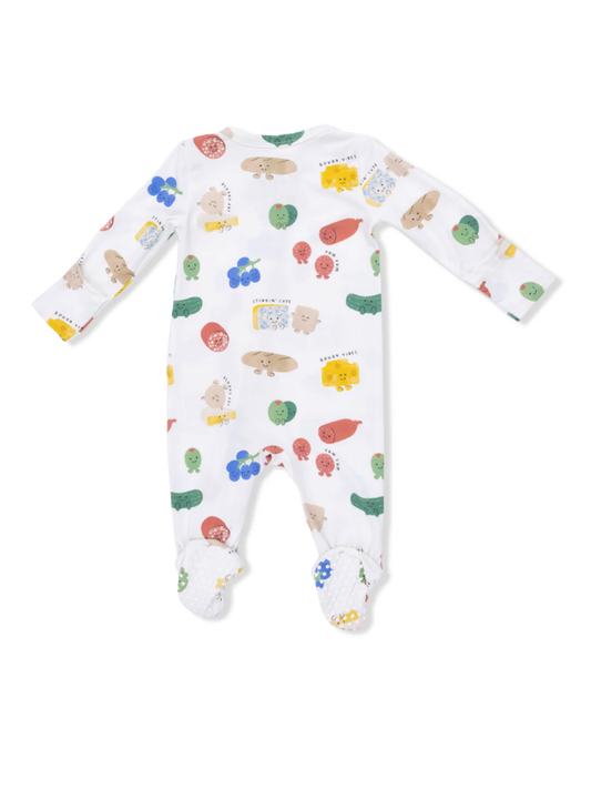Charcuterie Cuties Zipper Footie