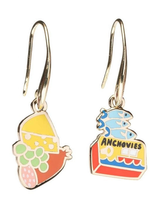 Charcuterie & Fish Drop Earrings