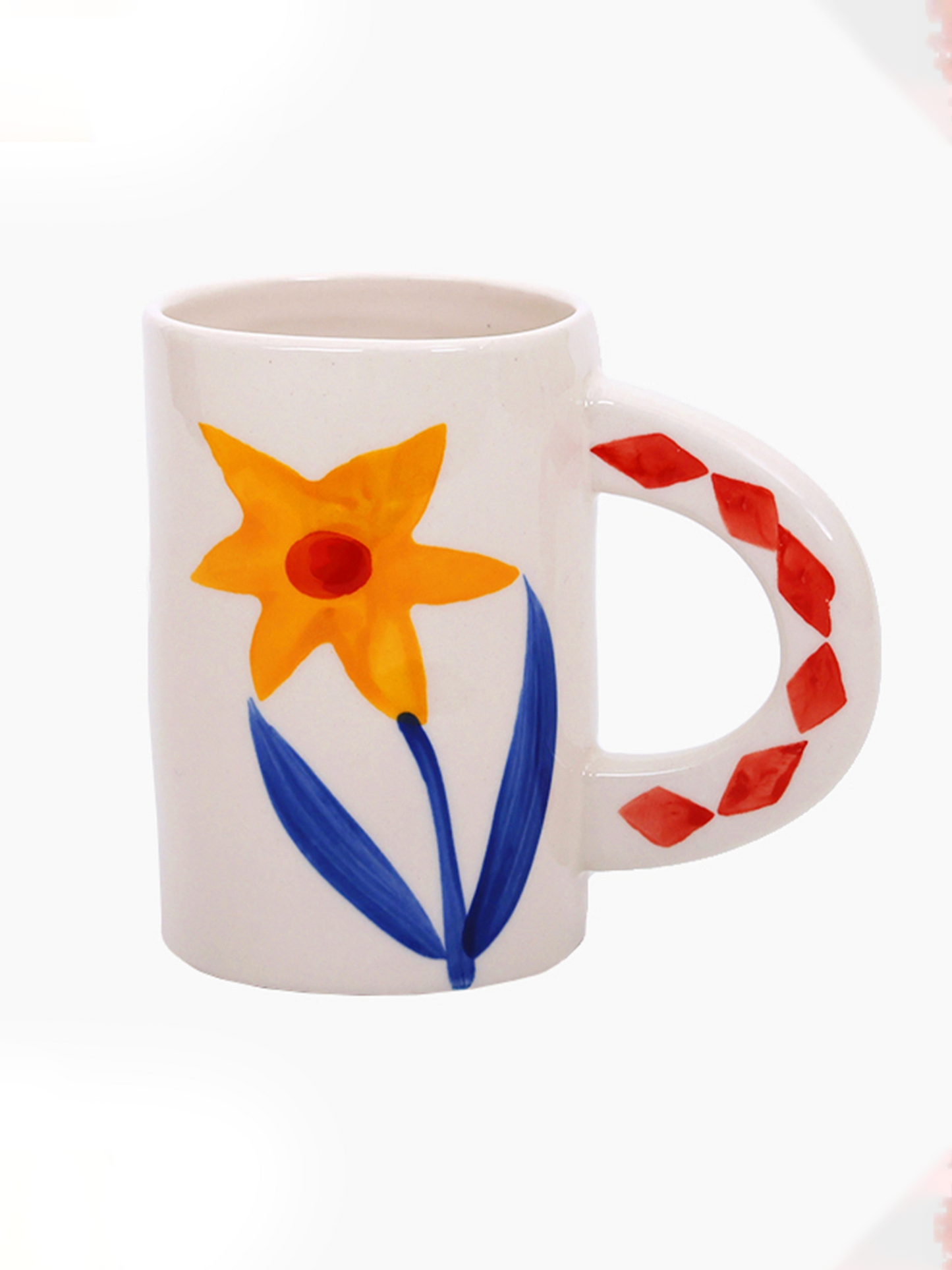 charlotte hand-painted ceramic mug