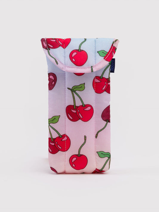 Cherries Puffy Glasses Sleeve