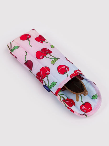 Cherries Puffy Glasses Sleeve