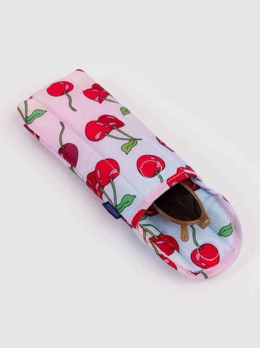 Cherries Puffy Glasses Sleeve
