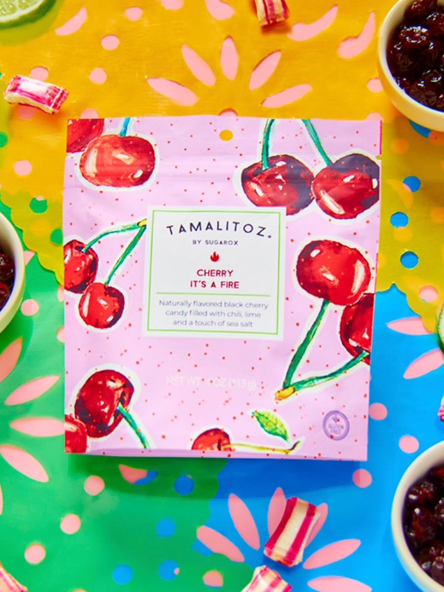 cherry it's a fire tamalitoz hard candy
