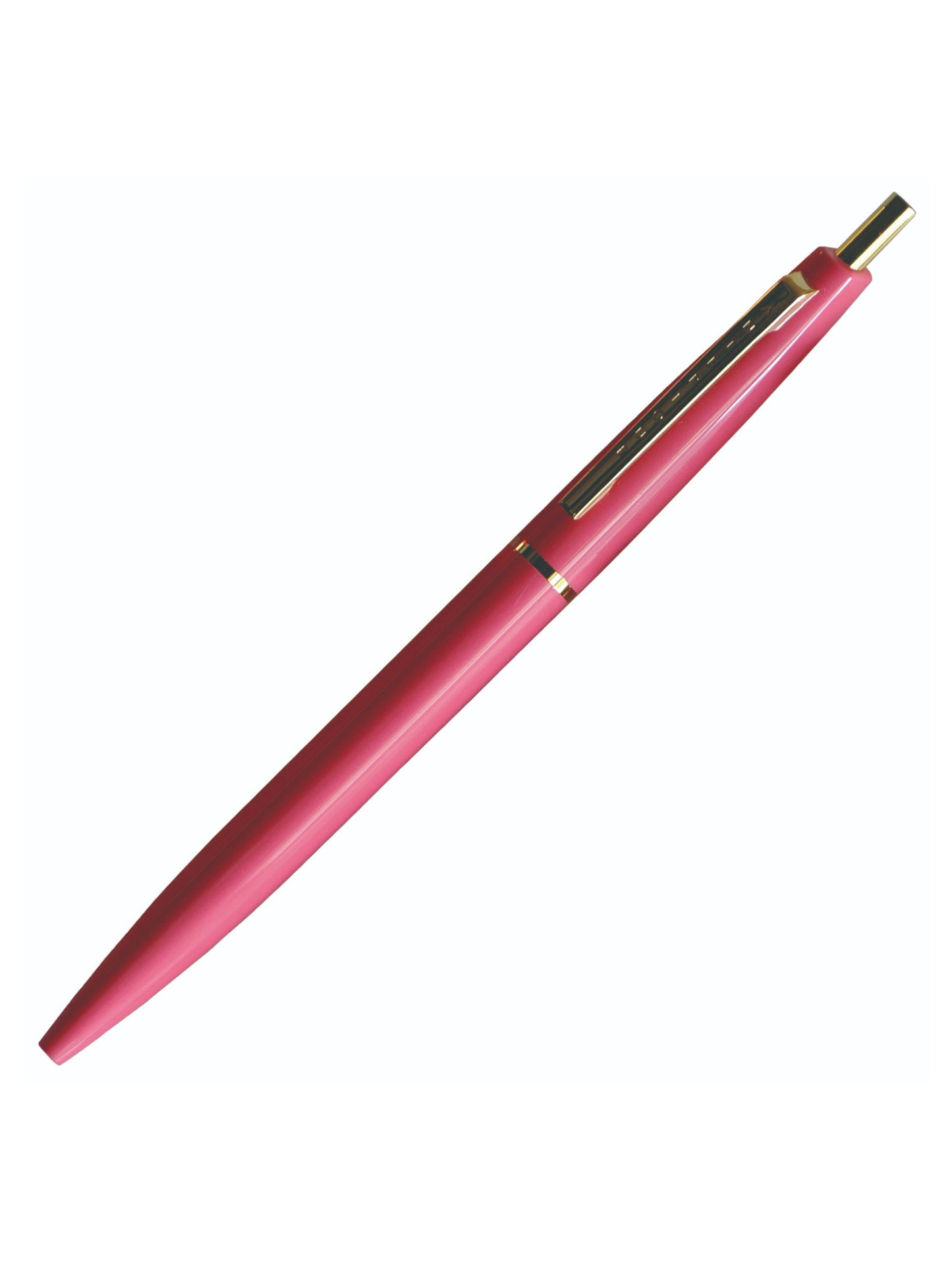 cherry pink ballpoint pen