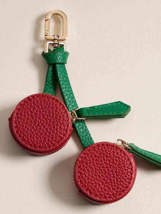 Cherry Pouch Bag Charm