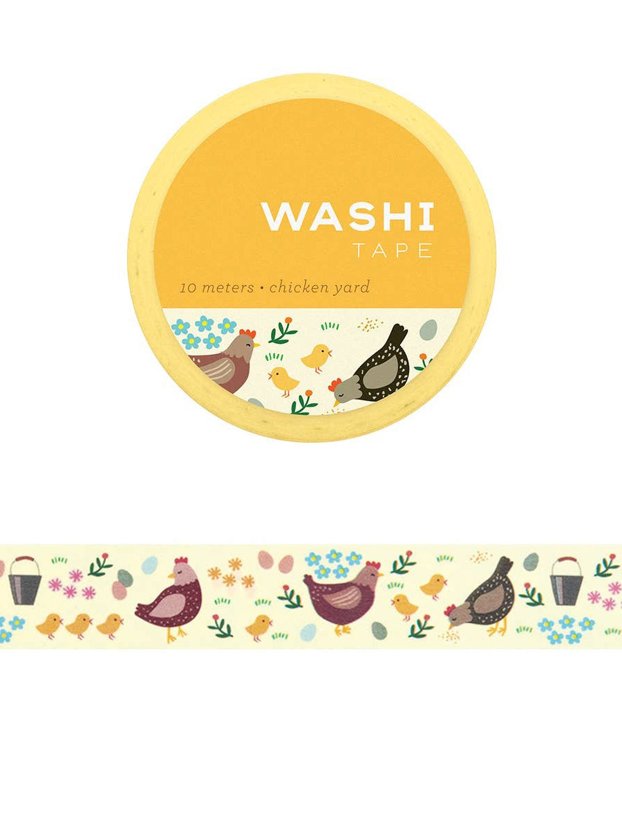 Handzy Work Chicken Yard Washi Tape – Handzy Shop + Studio