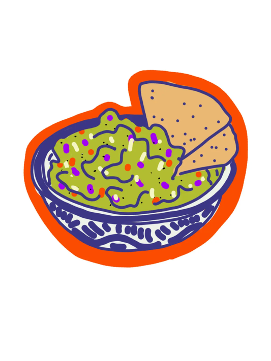 chips + guac sticker