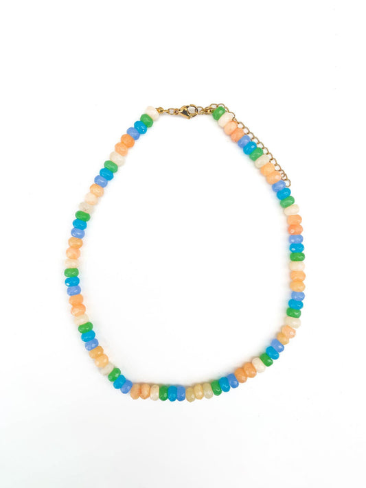 Claire Rainbow Gemstone Necklace