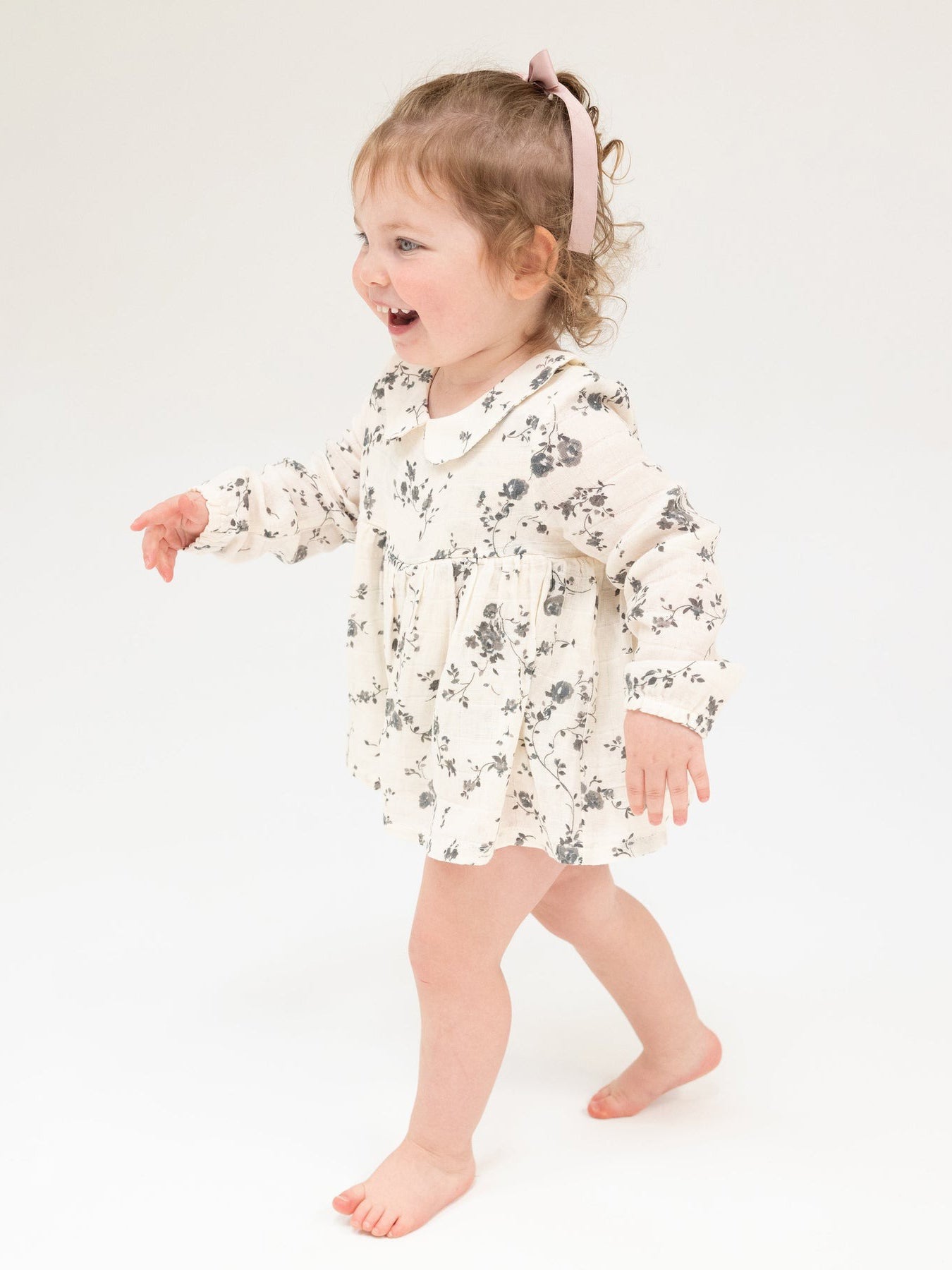 Climbing Roses Bubble Onesie Dress