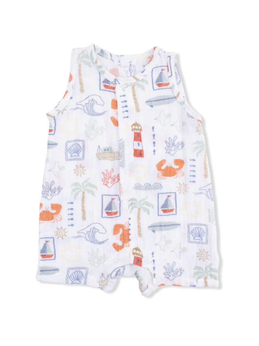 Club Mediterranean Shortie Romper