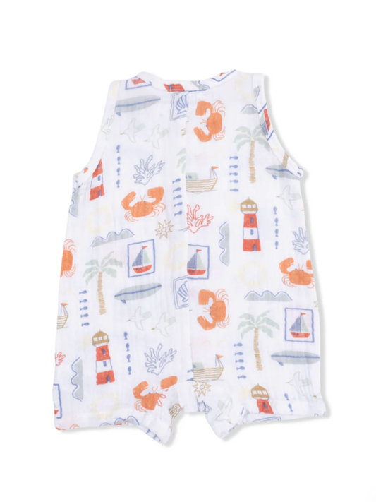 Club Mediterranean Shortie Romper