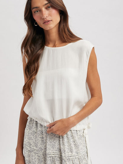 Coconut Tie Blouse
