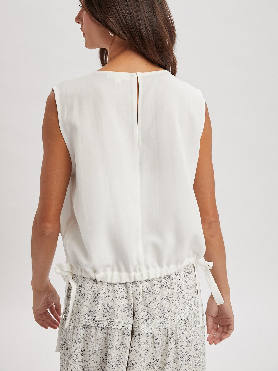 Coconut Tie Blouse
