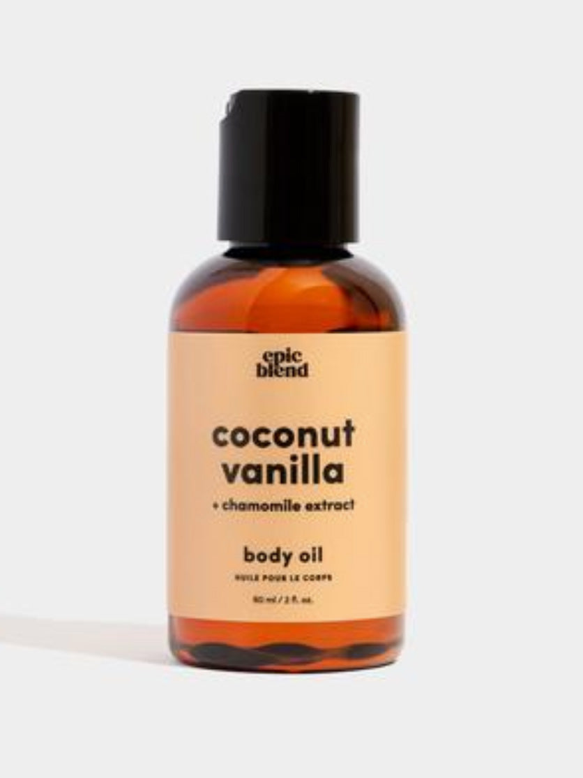 coconut vanilla body oil