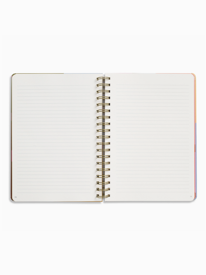 colorblock lined notebook