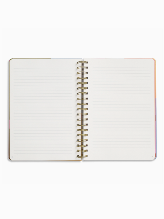 colorblock lined notebook