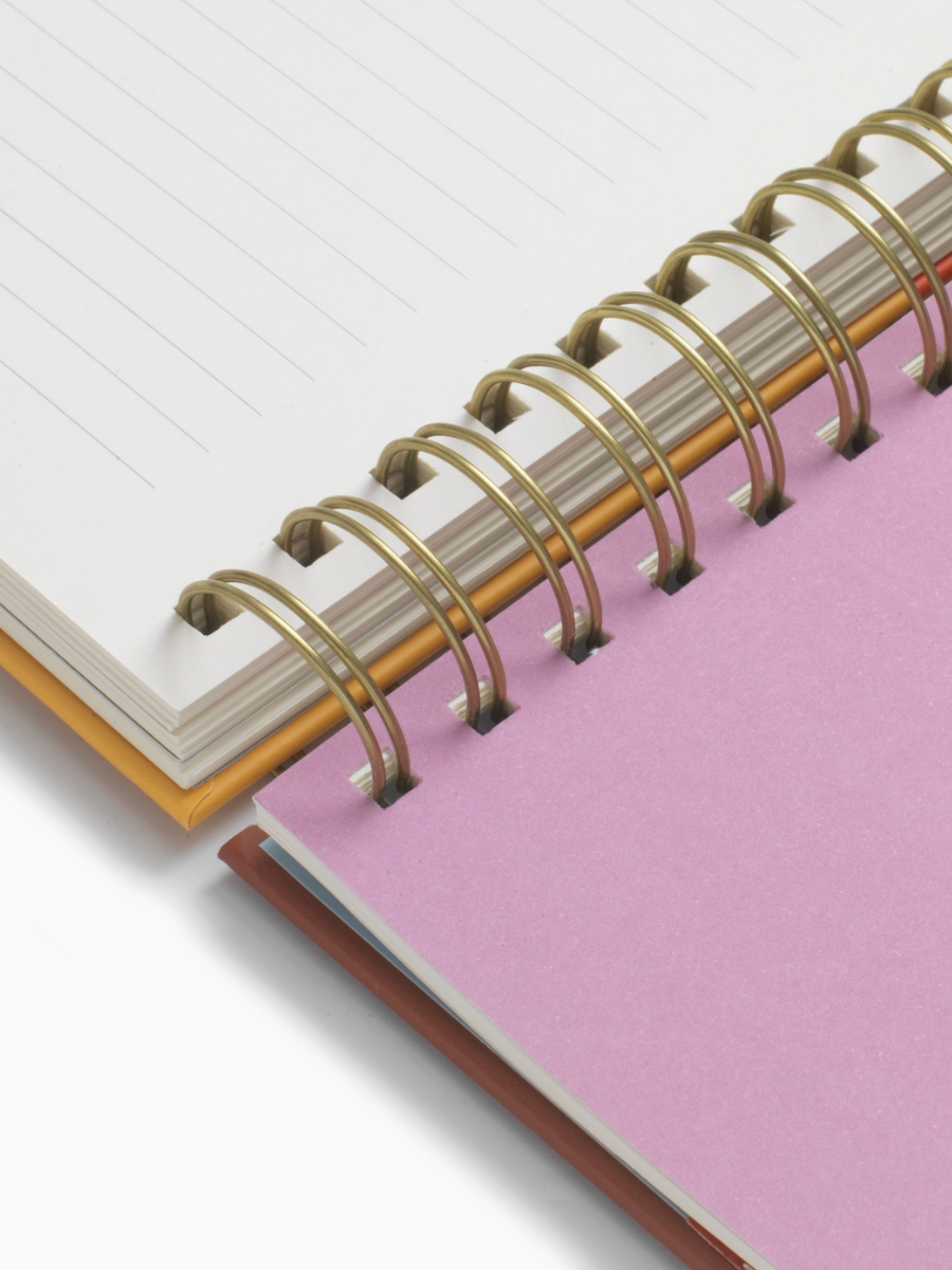 colorblock lined notebook