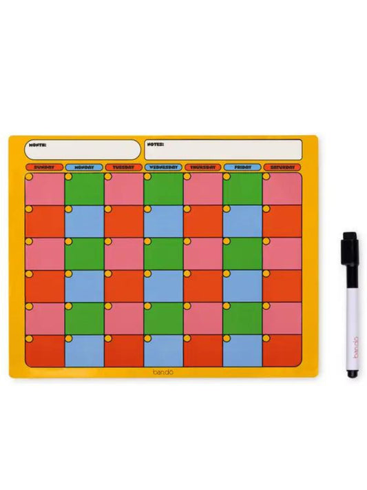 Colorblock Magnetic Calendar