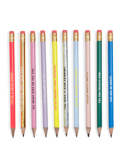 compliment pencil set