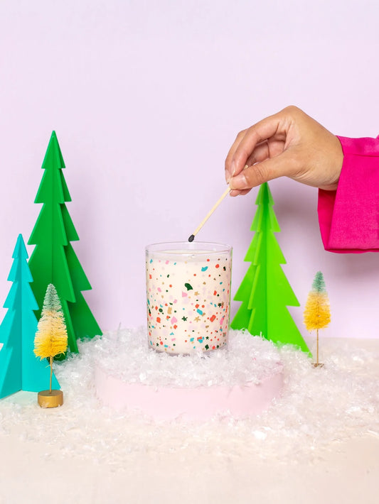 Confetti Crack Holiday Candle
