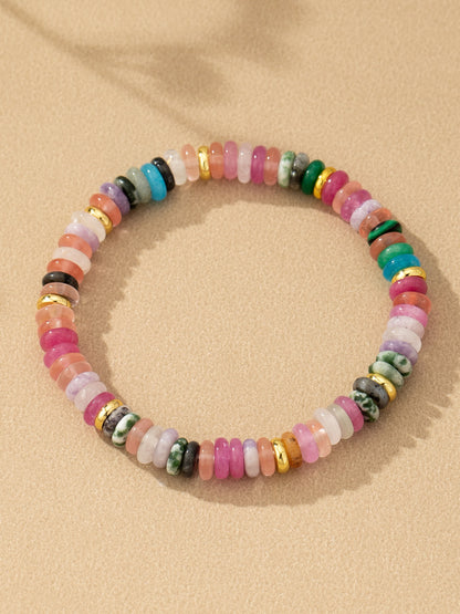 confetti stretchy beaded bracelet