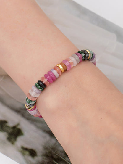 confetti stretchy beaded bracelet